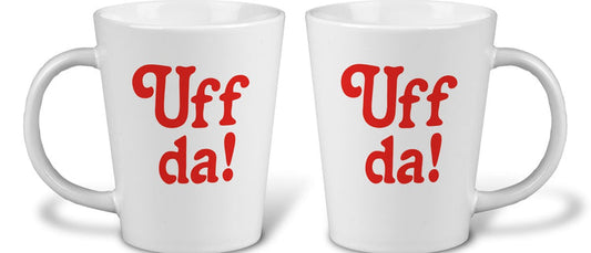 Uff da! White Latte Mug