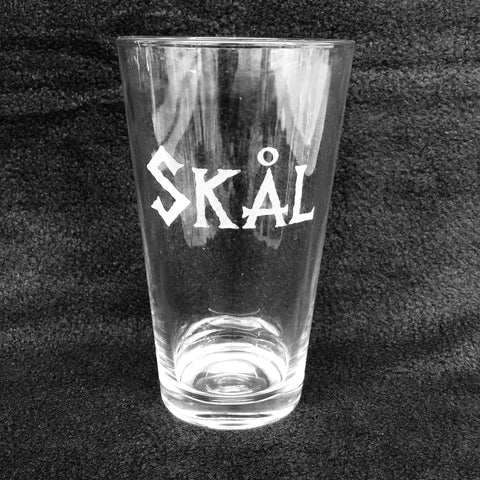 Skål Etched 16oz Pint Glass