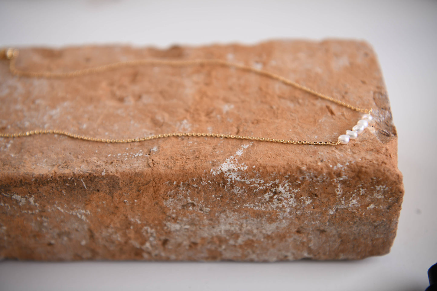 Freshwater Pearl Necklace 14K Gold Plated