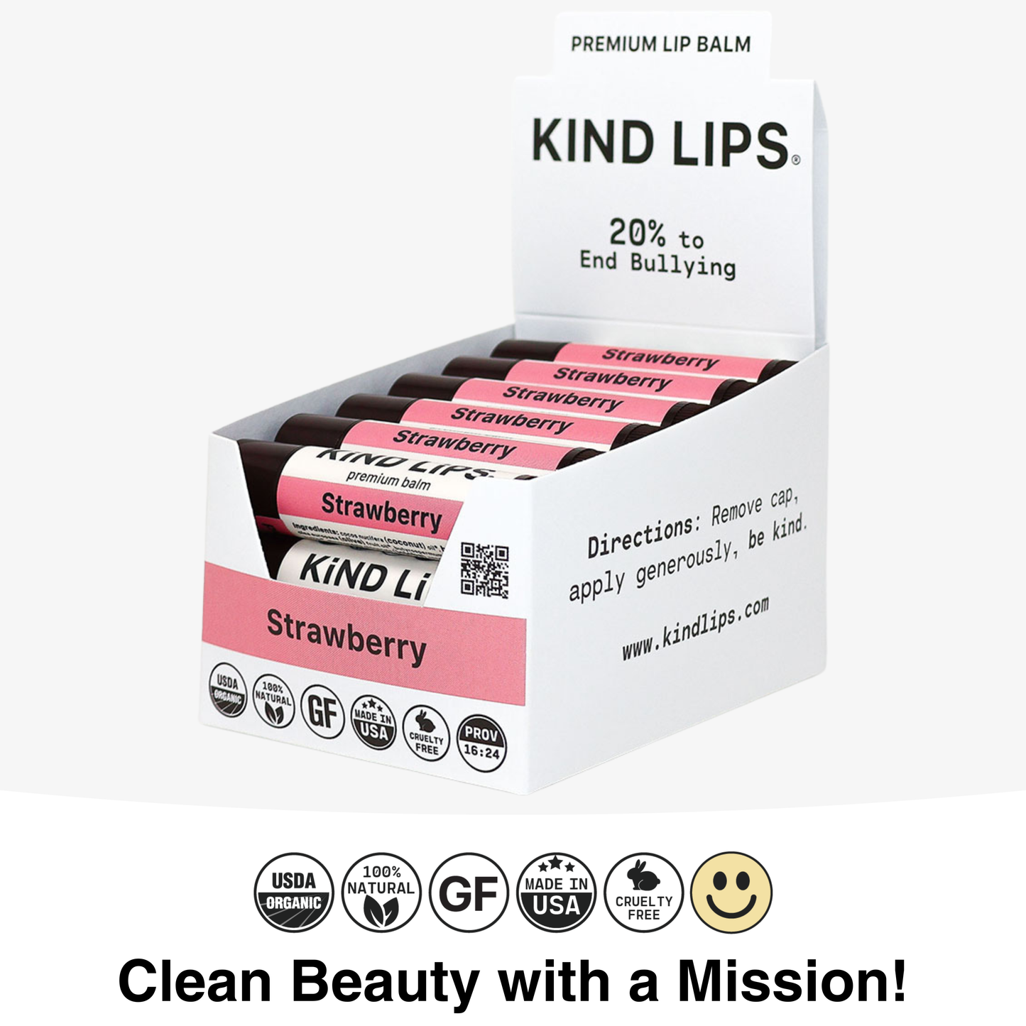 Strawberry Organic Lip Balm