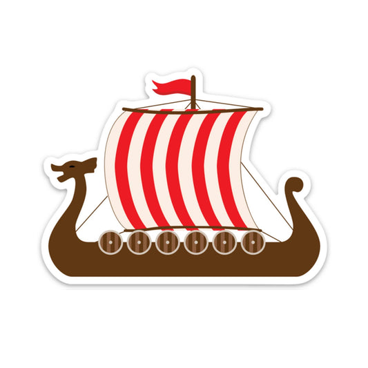 Viking Ship Sticker