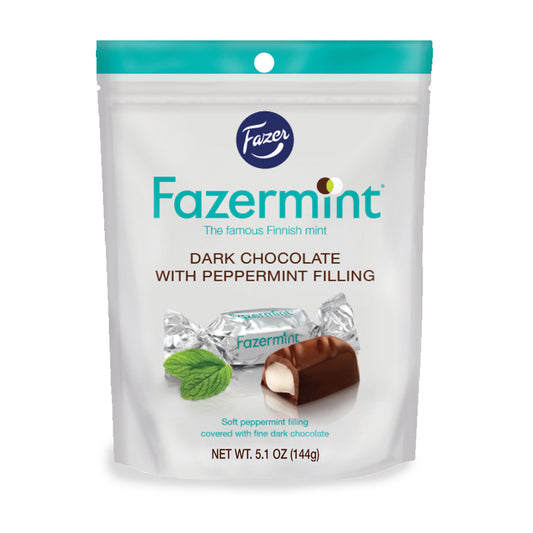 Fazer Fazermint® Dark Chocolate Peppermint Creams Bag