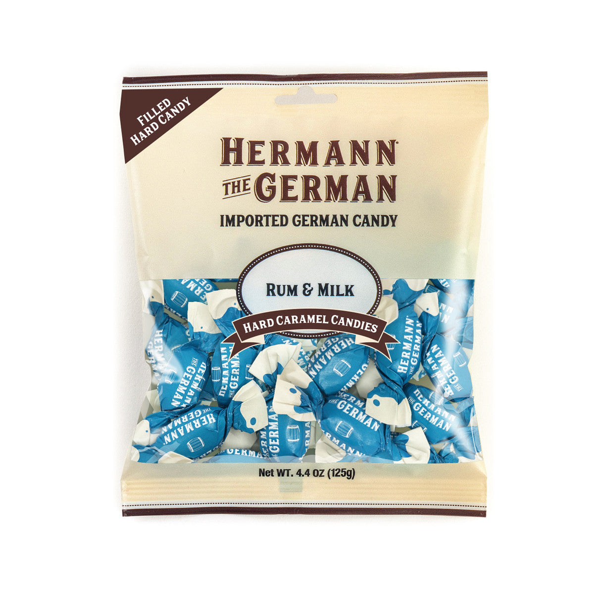 Hermann the German Rum & Milk Hard Candy (Non-Alcoholic)