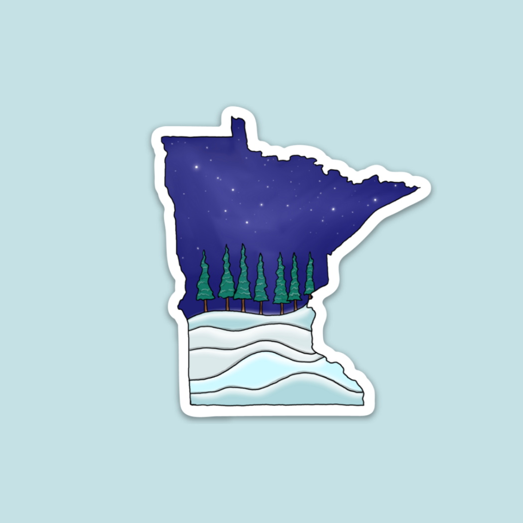 Minnesota Winter - Sticker