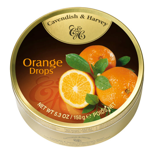 Cavendish & Harvey Orange Drops Tin