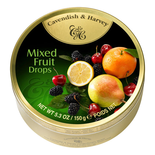 Cavendish & Harvey Mixed Fruit Drops Tin