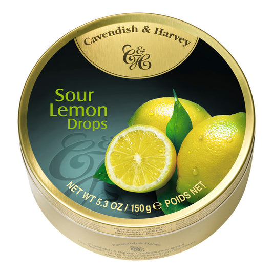 Cavendish & Harvey Sour Lemon Drops Tin