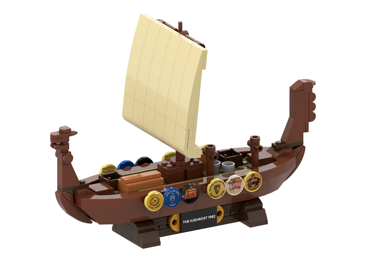 Hjemkomst Viking Ship Building Toy