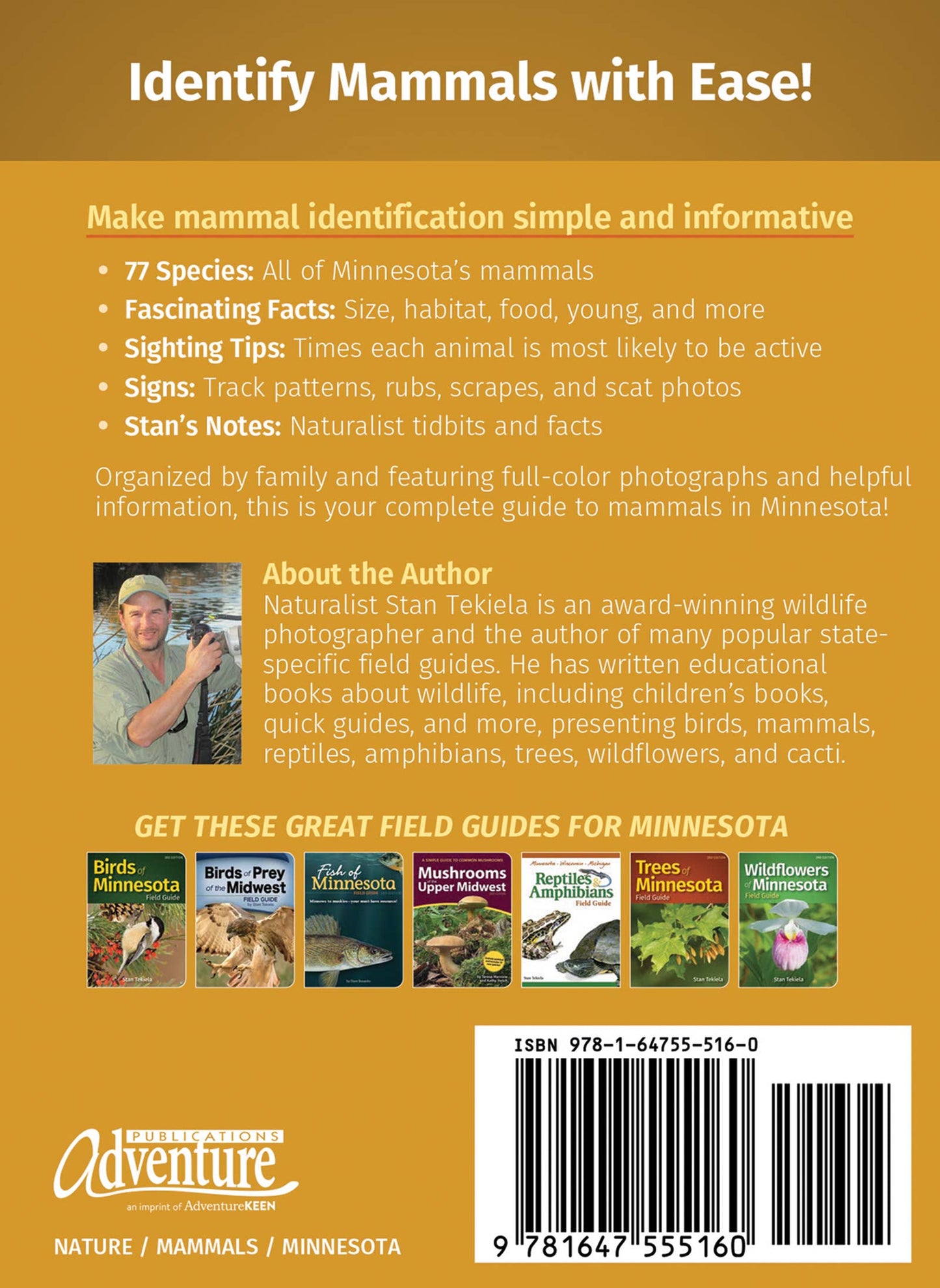 Mammals of Minnesota Field Guide