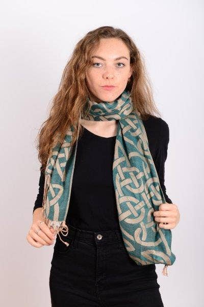 Celtic Knot Design Pashmina Scarf