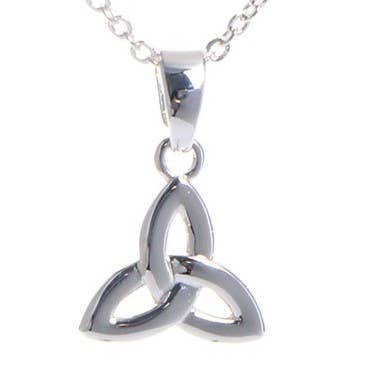 Silver Plate Trinity Pendant