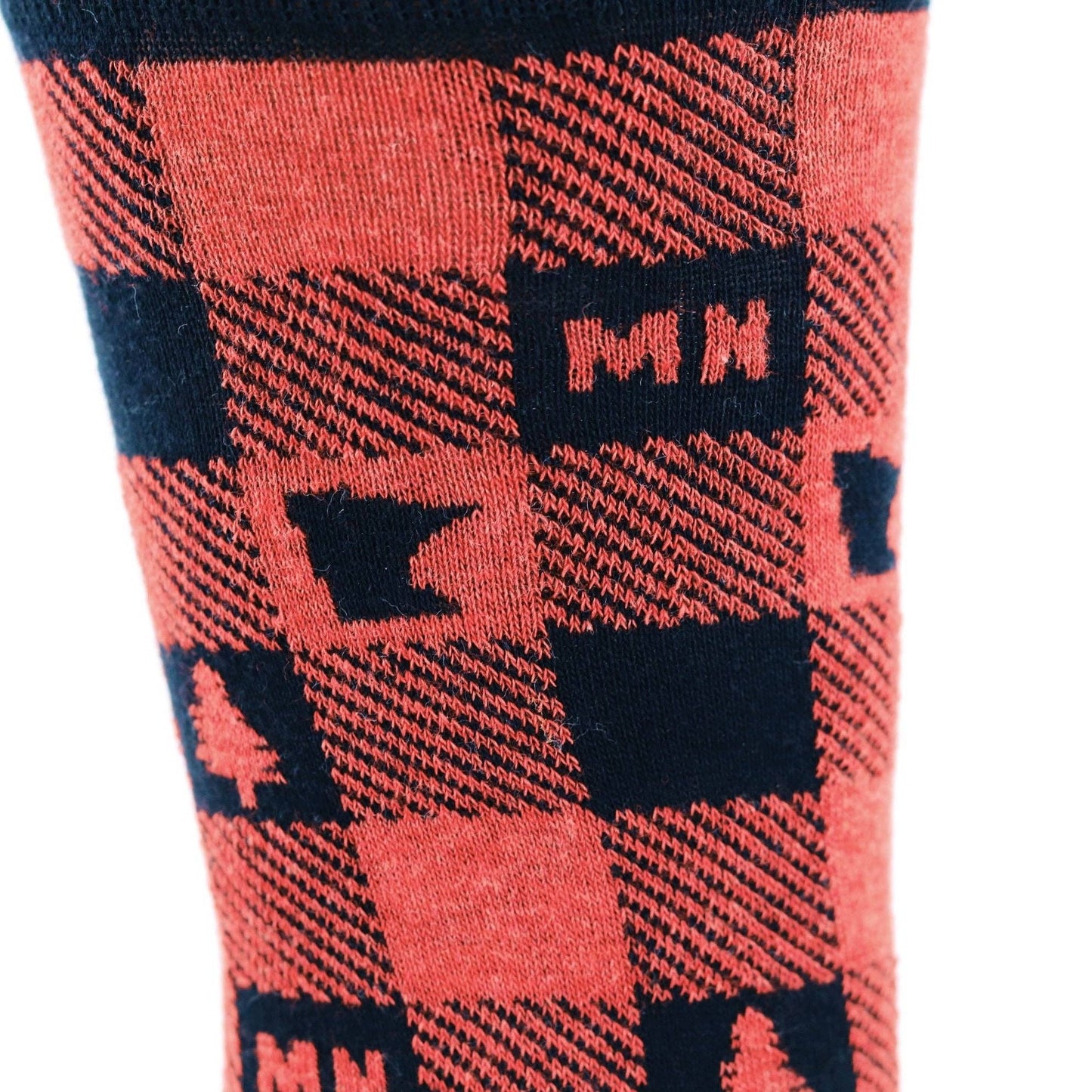 Minnesota Buffalo Plaid Sock