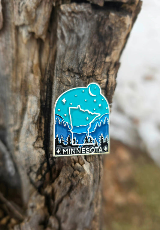 Minnesota enamel pin