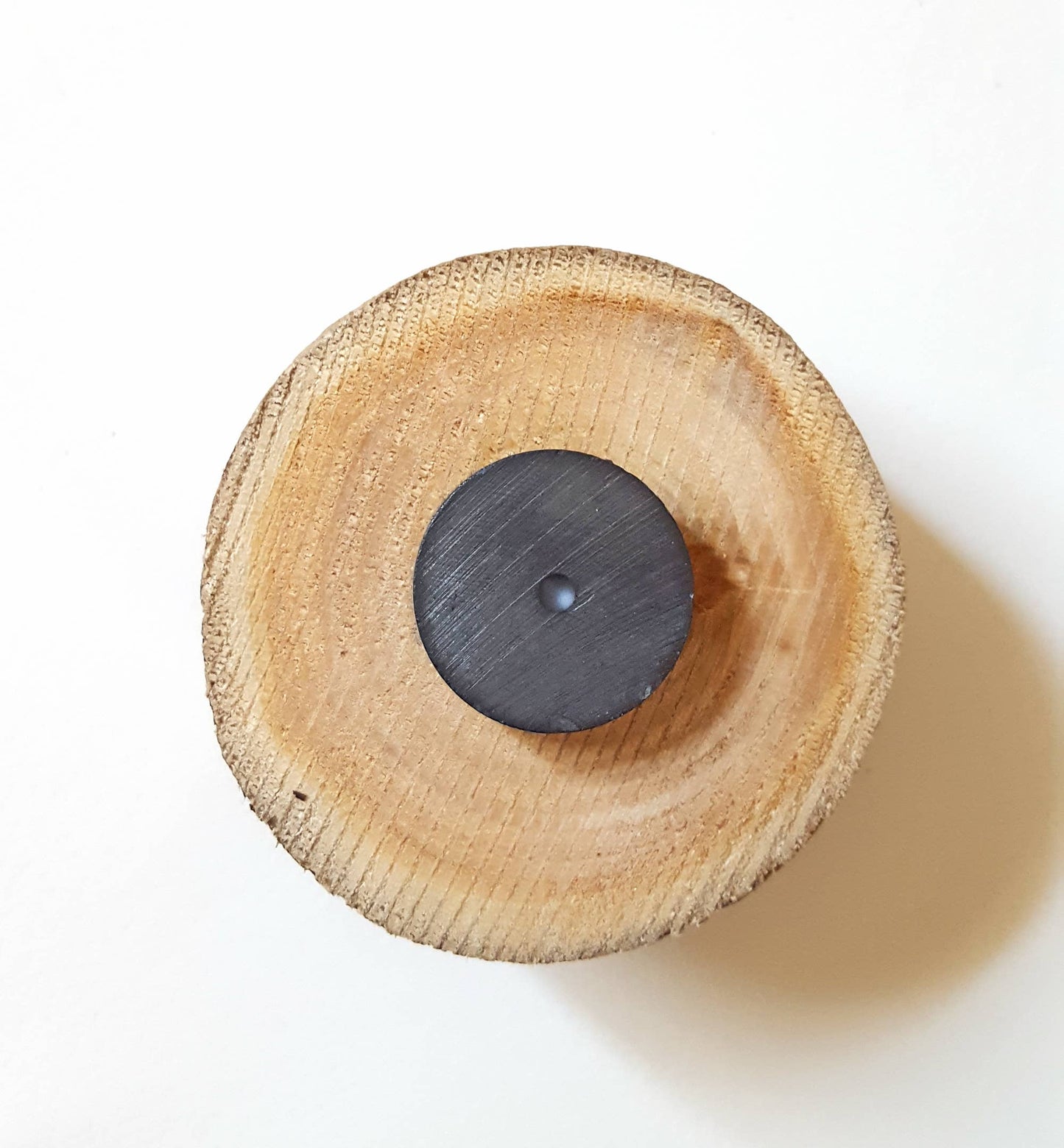 Mjölnir Wood Round Magnet, Tree Slice Fridge Magnet