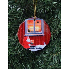 Eva Melhuish Tomte Ceramic Ornament - CLEARANCE