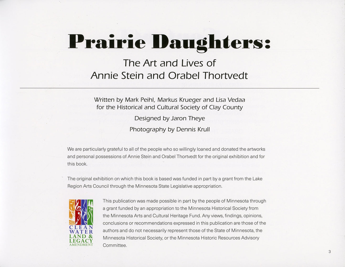 Prairie Daughters: The Art and Lives of Annie Stein and Orabel Thortvedt