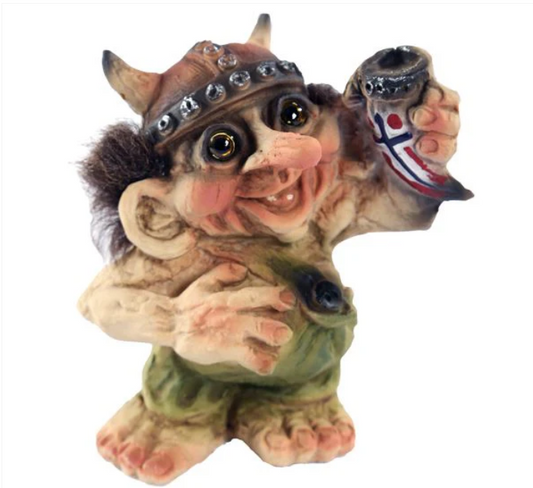 Viking Troll with Drinking Horn