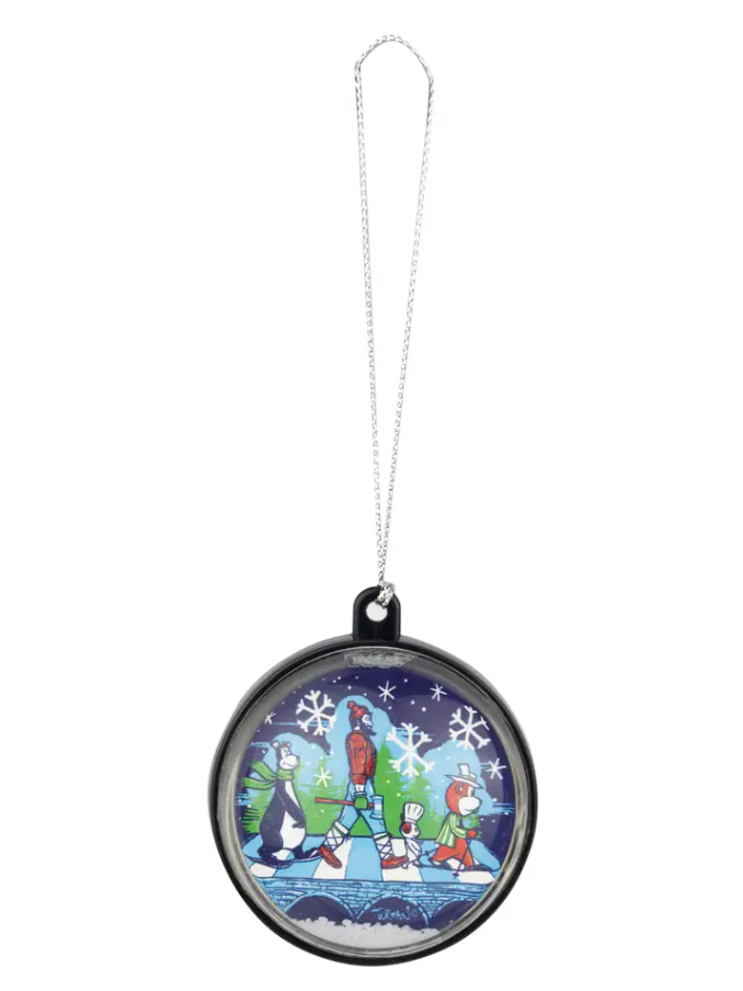 MN Abbey Winter Snowglobe Ornament