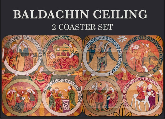 Baldachin Painting Coaster Set (2 Pack)
