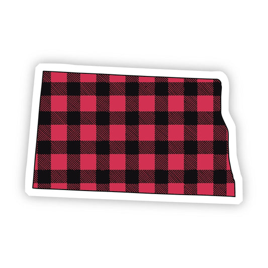 North Dakota Flannel Sticker
