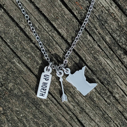 Minnesota Up North Charm Necklace