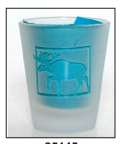 MN Moose Etched Glass Shot Glass