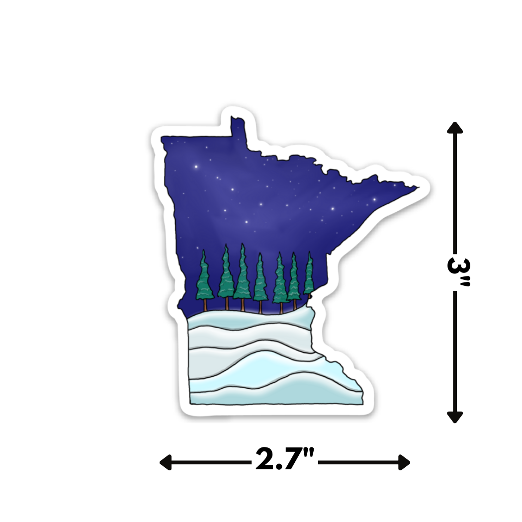 Minnesota Winter - Sticker