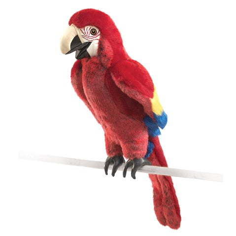 FOLKMANIS® Scarlet Macaw Puppet