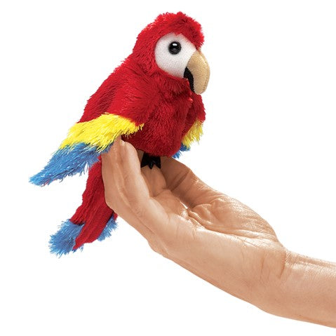 FOLKMANIS® Mini Scarlet Macaw Puppet