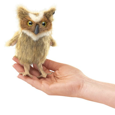 FOLKMANIS® Mini Great Horned Owl Puppet