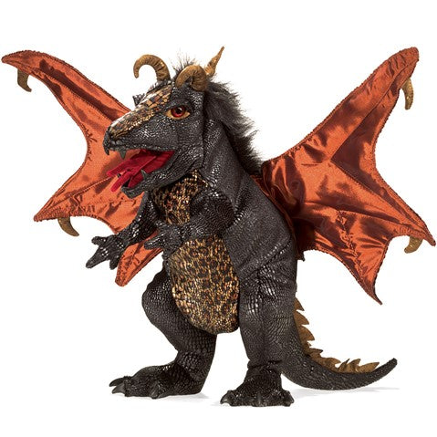 FOLKMANIS® Black Dragon Puppet