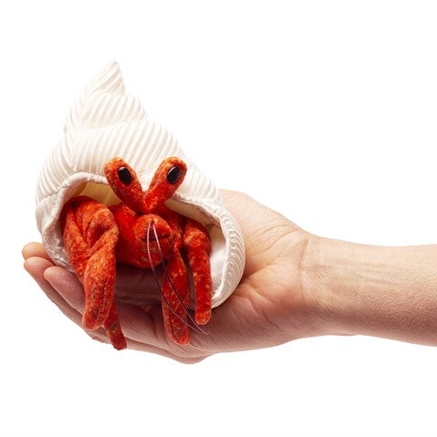 FOLKMANIS® Mini Hermit Crab Puppet
