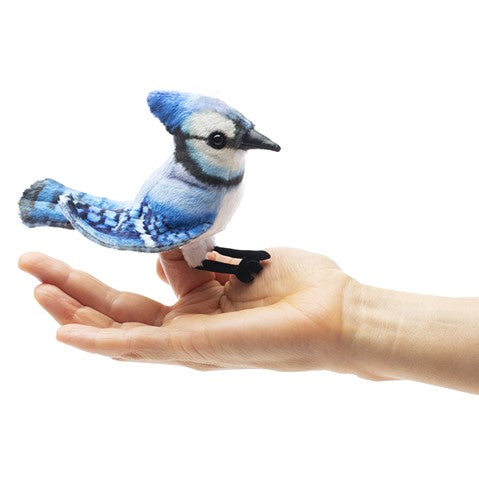 FOLKMANIS® Mini Blue Jay Puppet