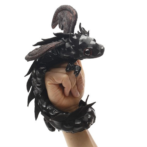 FOLKMANIS® Midnight Dragon Wristlet