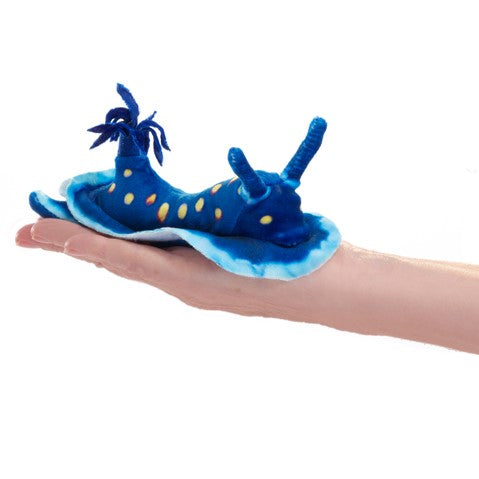 FOLKMANIS® Mini Blue Nudibranch Puppet