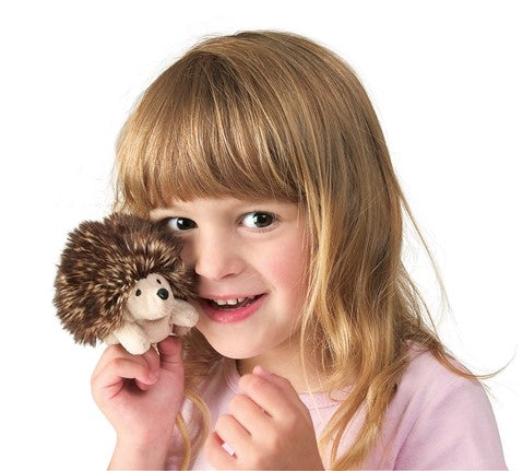 FOLKMANIS® Mini Hedgehog Puppet