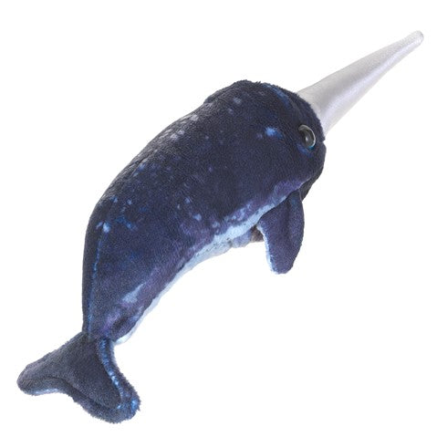 FOLKMANIS® Mini Narwhal Puppet