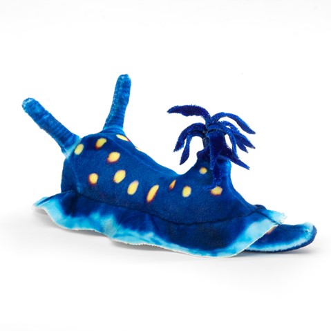 FOLKMANIS® Mini Blue Nudibranch Puppet