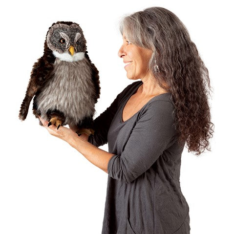 FOLKMANIS® Hooting Owl Puppet