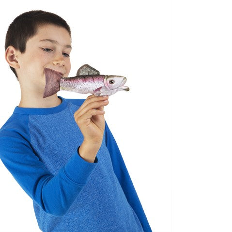 FOLKMANIS® Mini Rainbow Trout Puppet