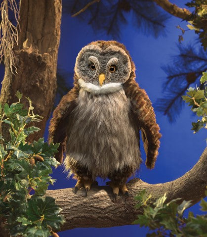 FOLKMANIS® Hooting Owl Puppet