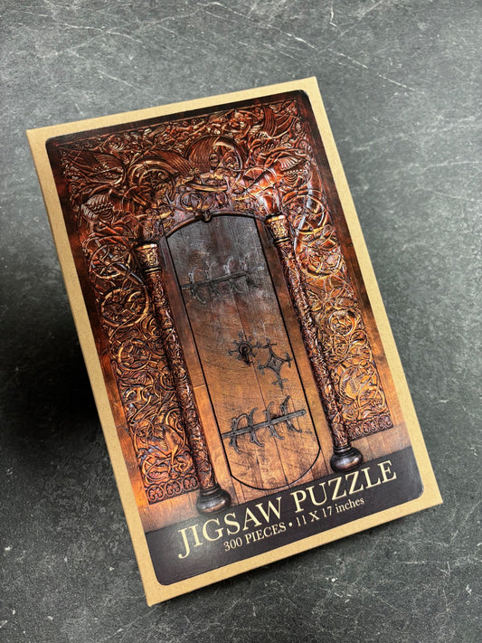 Hopperstad Stave Church Replica Portal Door Puzzle
