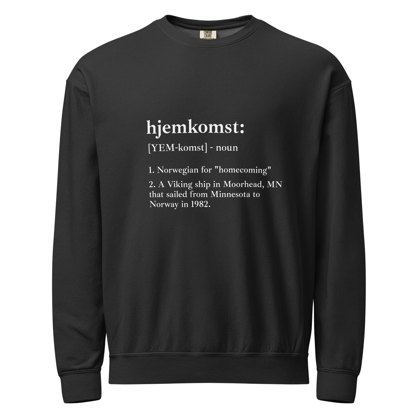 Hjemkomst Definition Sweatshirts-Black