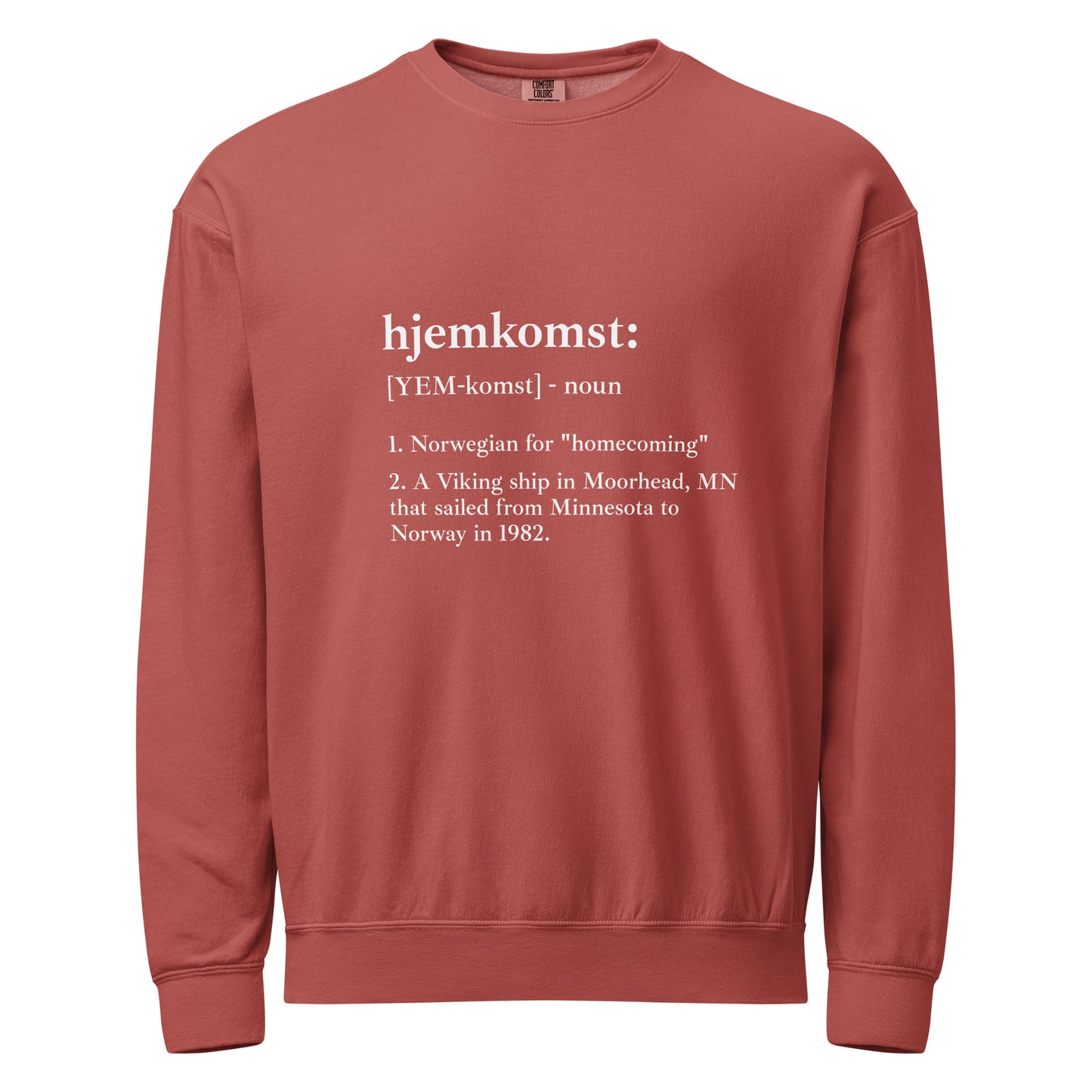 Hjemkomst Definition Sweatshirts-Crimson