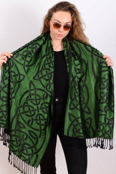 Celtic Knot Design Pashmina Scarf